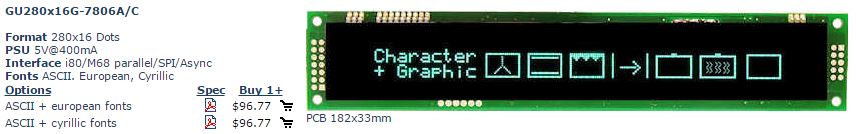 GU280X16G