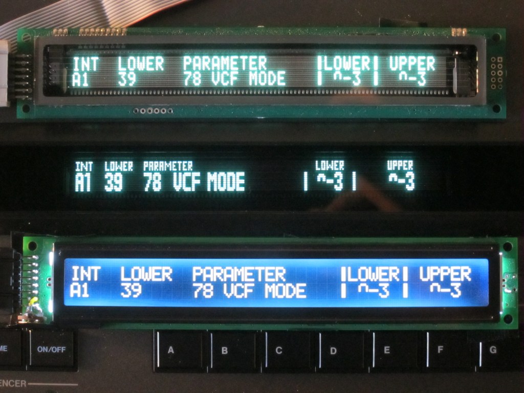 Roland SuperJX Multiple Replacement Displays LCD & VFD