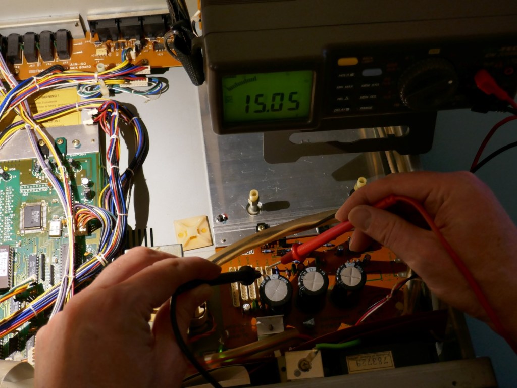 Roland SuperJX Power Supply Rebuild Testing