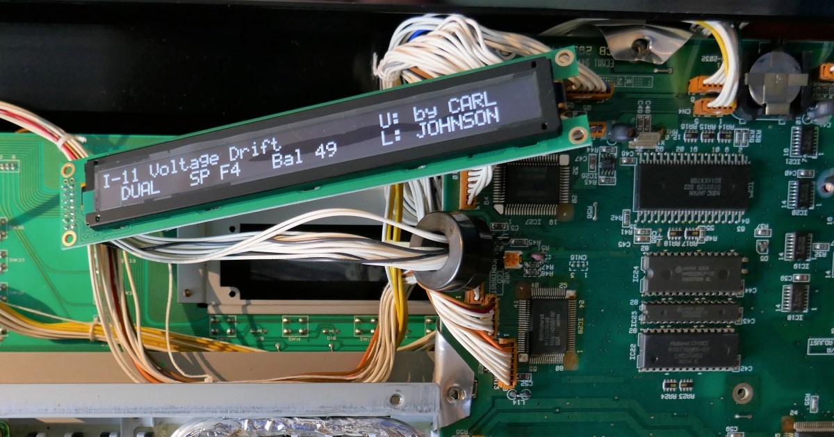 Roland D-50 Replacement OLED Display