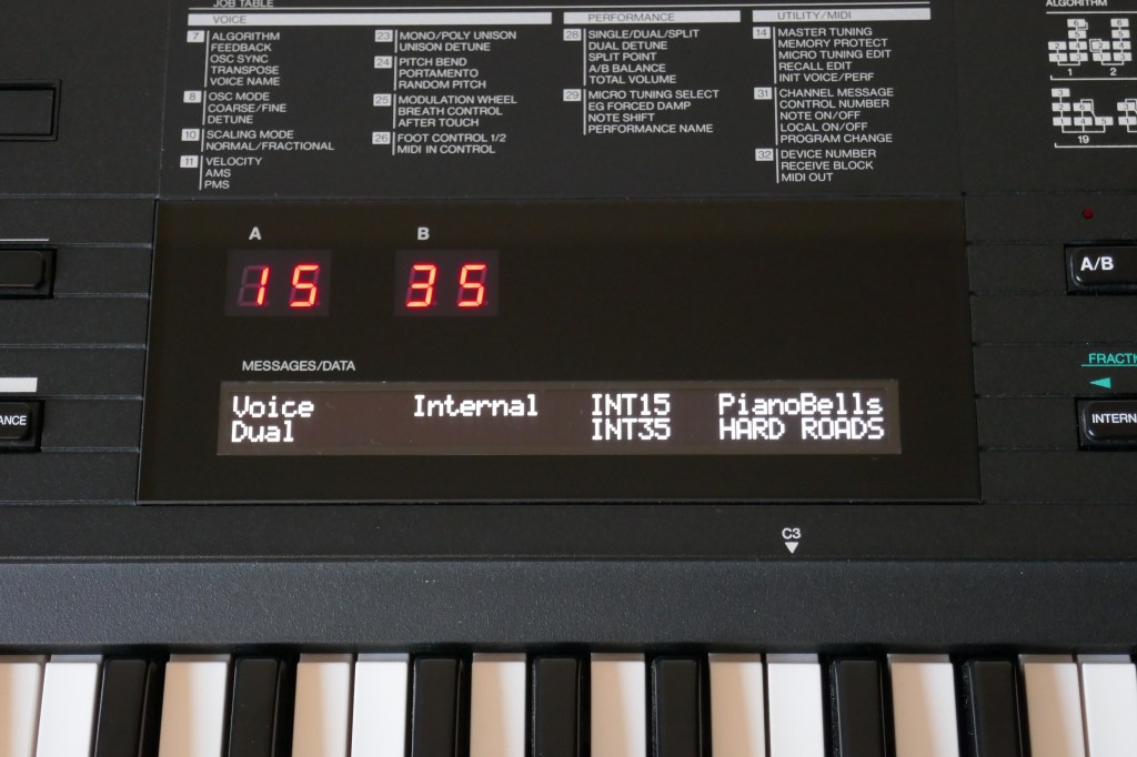 Yamaha DX7IIFD Replacement OLED Display