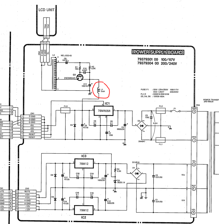 Remove L1 on PSU Board