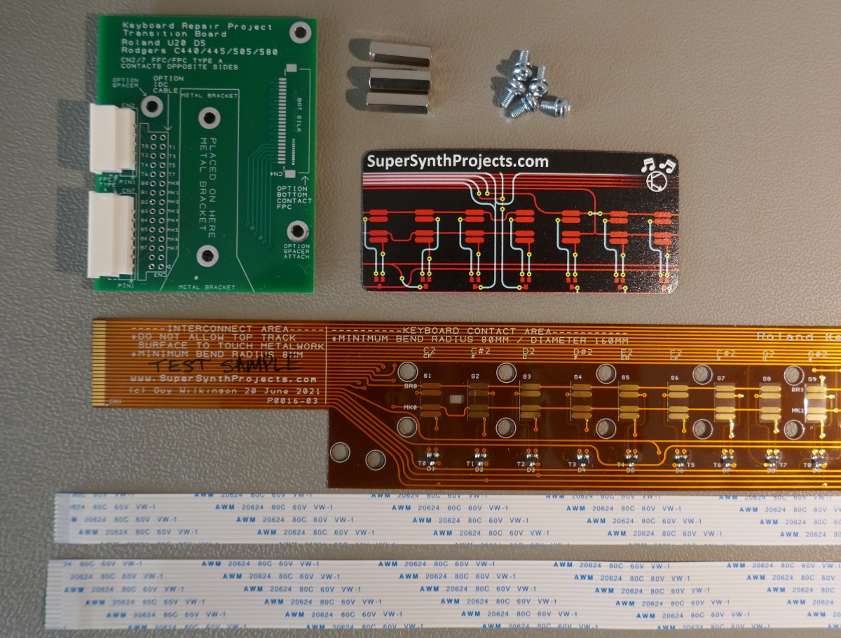 Roland U-20 Keyboard Repair Kit