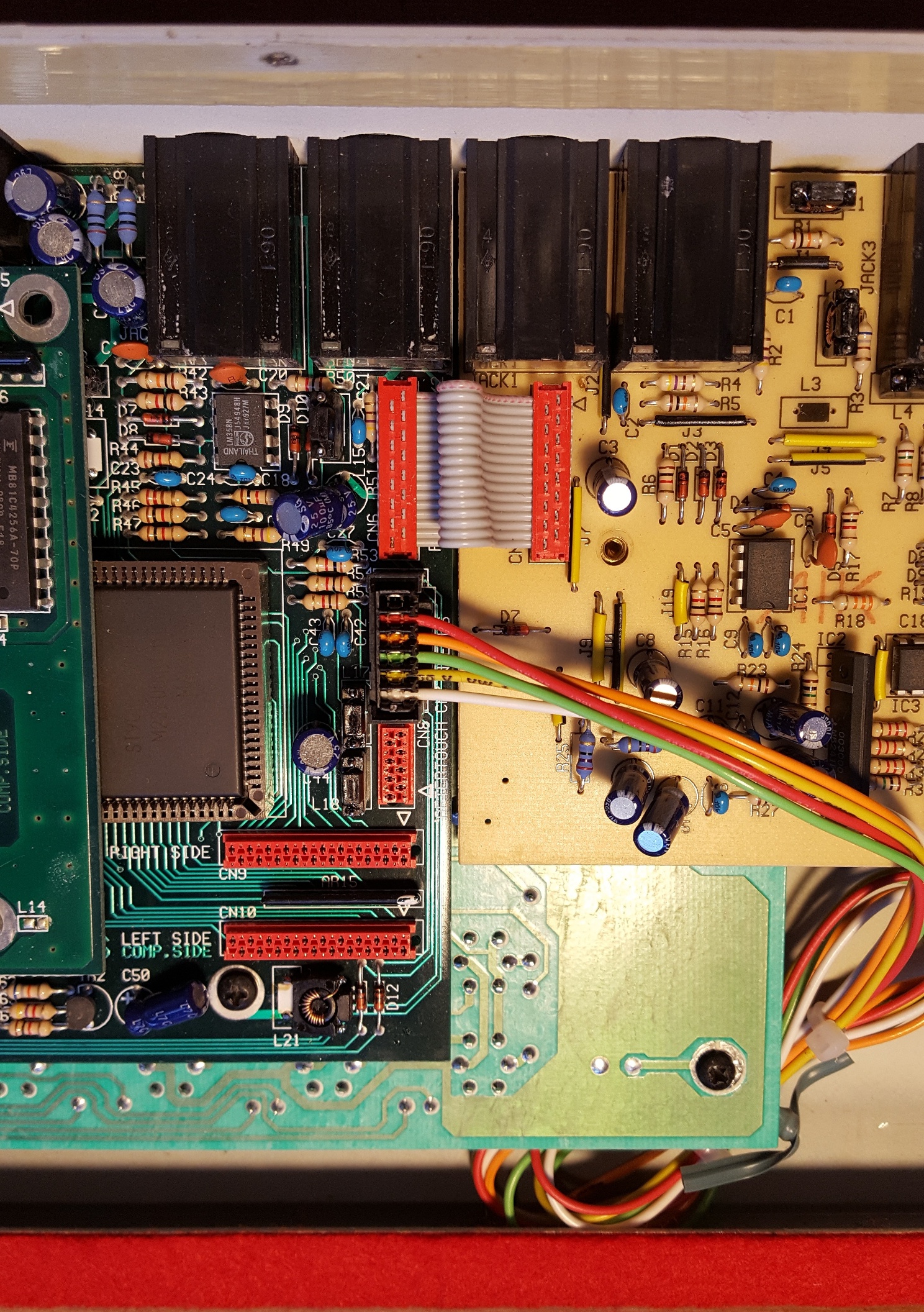 Oberheim MC2000 Mainboard View Right hand